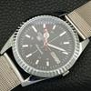 ВИНТАЖНЫЕ АВТОМАТИЧЕСКИЕ SEIKO 5 6309A ВОССТАНОВЛЕННЫЕ ЯПОНСКИЕ МУЖСКИЕ ЧЕРНЫЕ ЧАСЫ a442831-1