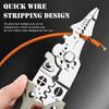 1Pcs Adjustable Wire Stripper Flat Wire Stripping Tool Wire Stripping Pliers  Electrician Pliers