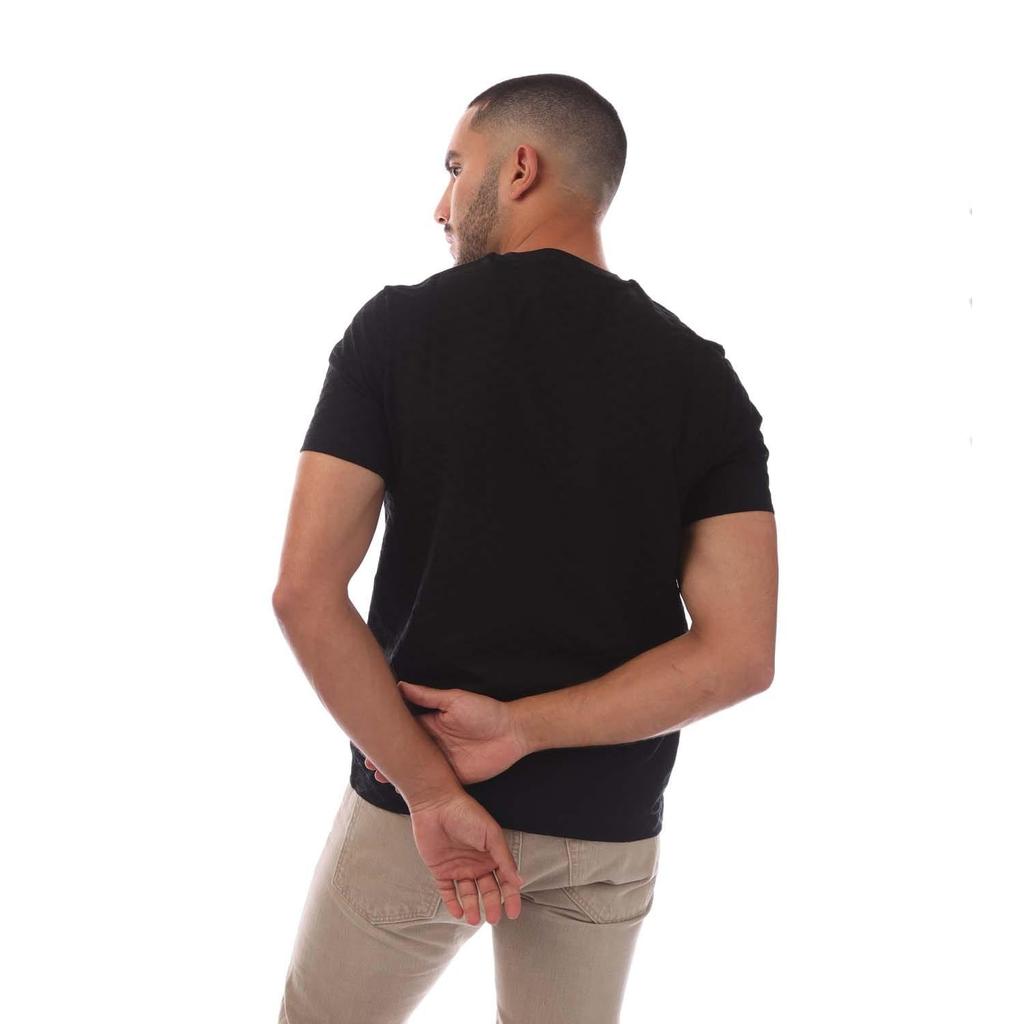 Emporio Armani Mens Eagle Jacquard All-Over Print T-Shirt