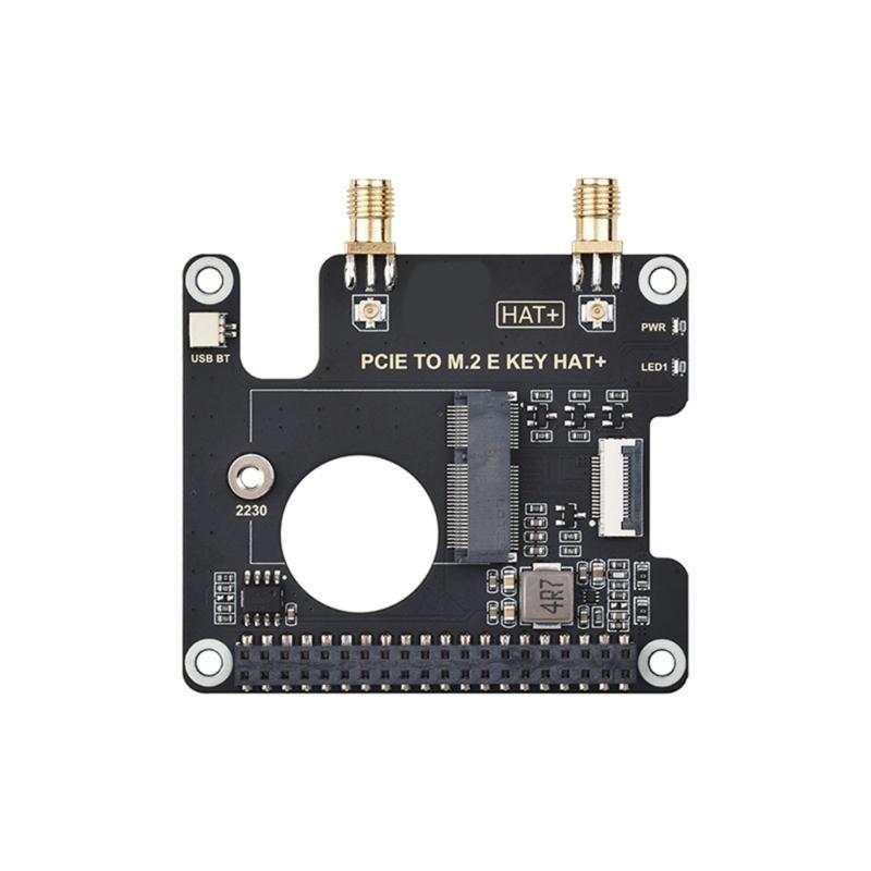 PCle to M.2 E KEY Adapter Board for RPi 5 and various 2230  (M.2 E Key) Wireless Cards Efficient
