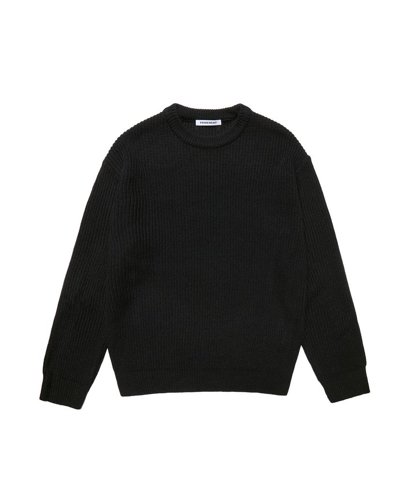 PRIMEMENT Oversized Hazzi Knit Black