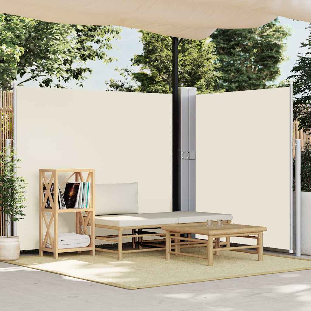 Retractable Side Awning 170 x 1200 cm Cream