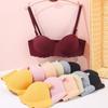 Women Breathable Bra Seamless Brassiere Sexy Underwear Soft Bralette Push Up Bra Female Lingerie 7 Solid Colors