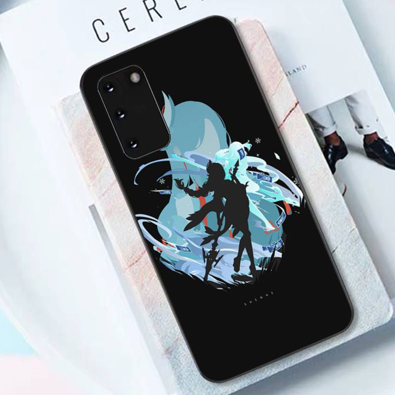 Чехол Genshin Impact Kazuha Zhongli Hutao Xiao для телефона Samsung S10 21 20 9 8 plus lite S20 Ultra 7edge