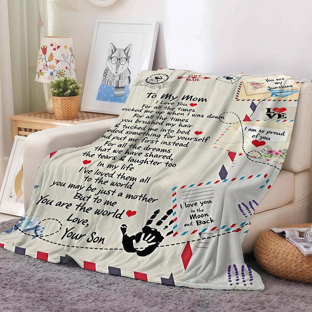 Mother Day Gift Blanket Warm And Soft Suitable For Bedroom Living Room Sofa Bed Office Travel Camping
