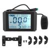 Electric LCD Display Meter Electric Scooter LCD Display Control Panel with 5 Core Waterproofing Wire for 22.2mm