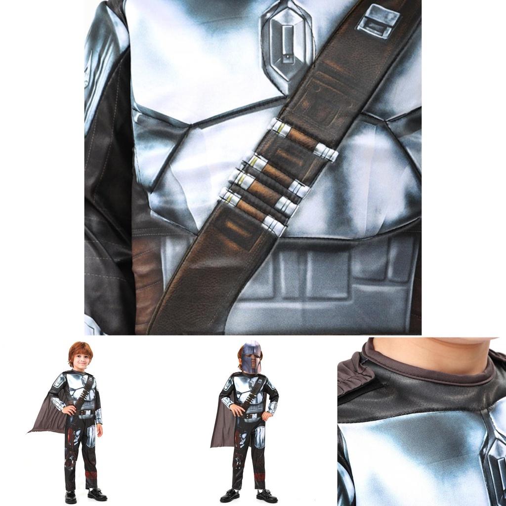 Костюм галактического охотника за головами Мандалорца для детей на Хэллоуин, косплей-наряд