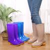 High Tube Rain Shoes Women's Long Tube Rain Boots Golden Elephant Water Shoes Beef Tendon Sole High Heel Kitchen Velvet Waterproof Glue Shoes