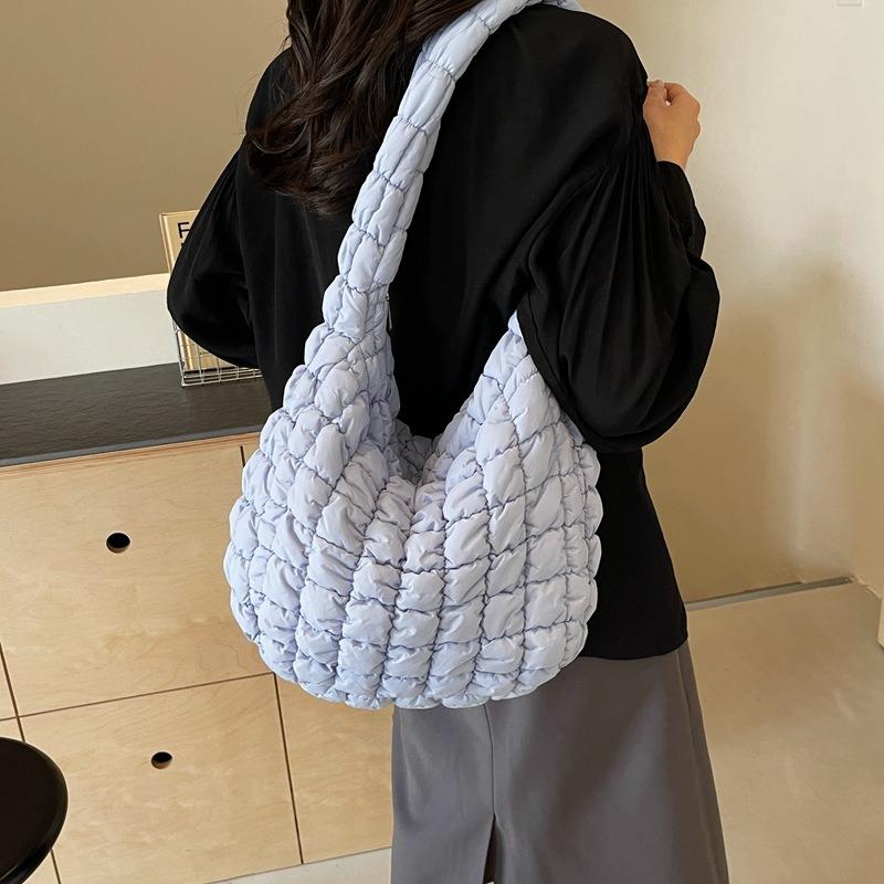 Fengyun Складная сумка большой вместимости на одно плечо под мышкой женская сумка модная повседневная универсальная сумка-мессенджер тоут