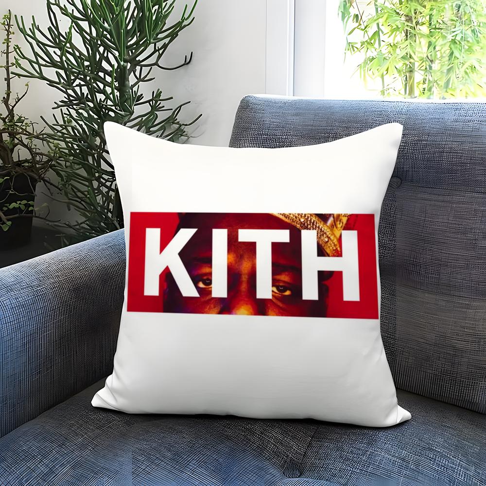 Классический логотип K-KITH Наволочка Удобная Двусторонняя Наволочка Идеально для Автомобиля Дивана Спальни и Не Только