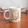 1 шт. 11 унций Белая кружка с двусторонним принтом для любителей пива, чашка для ежедневного питья, отличный подарок