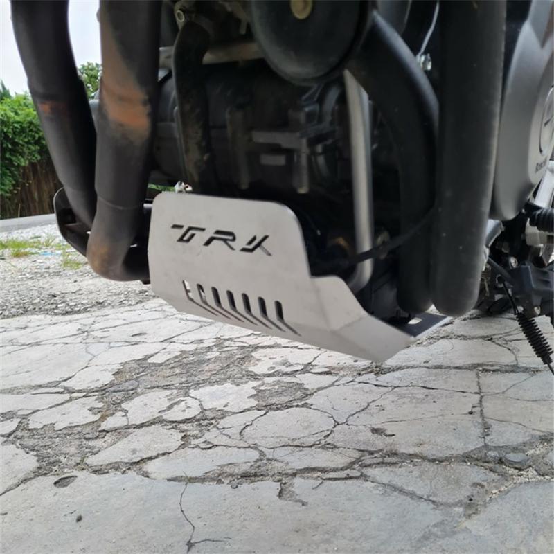 Мотоциклетный алюминиевый защитный чехол для двигателя с ЧПУ, защита картера для Benelli TRK502 TRK502X TRK 502 Jinpeng 502