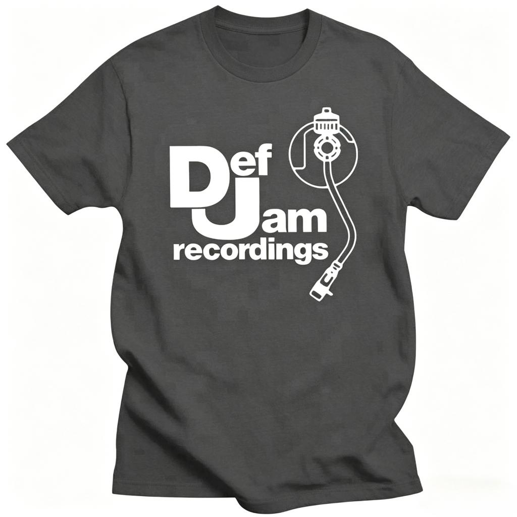 Unisexs DEF JAM Recordings Classic Rap Hip Hop Print TShirt Unisexs Clothing and Womens Clothing  Summer New Graphic T Shirts