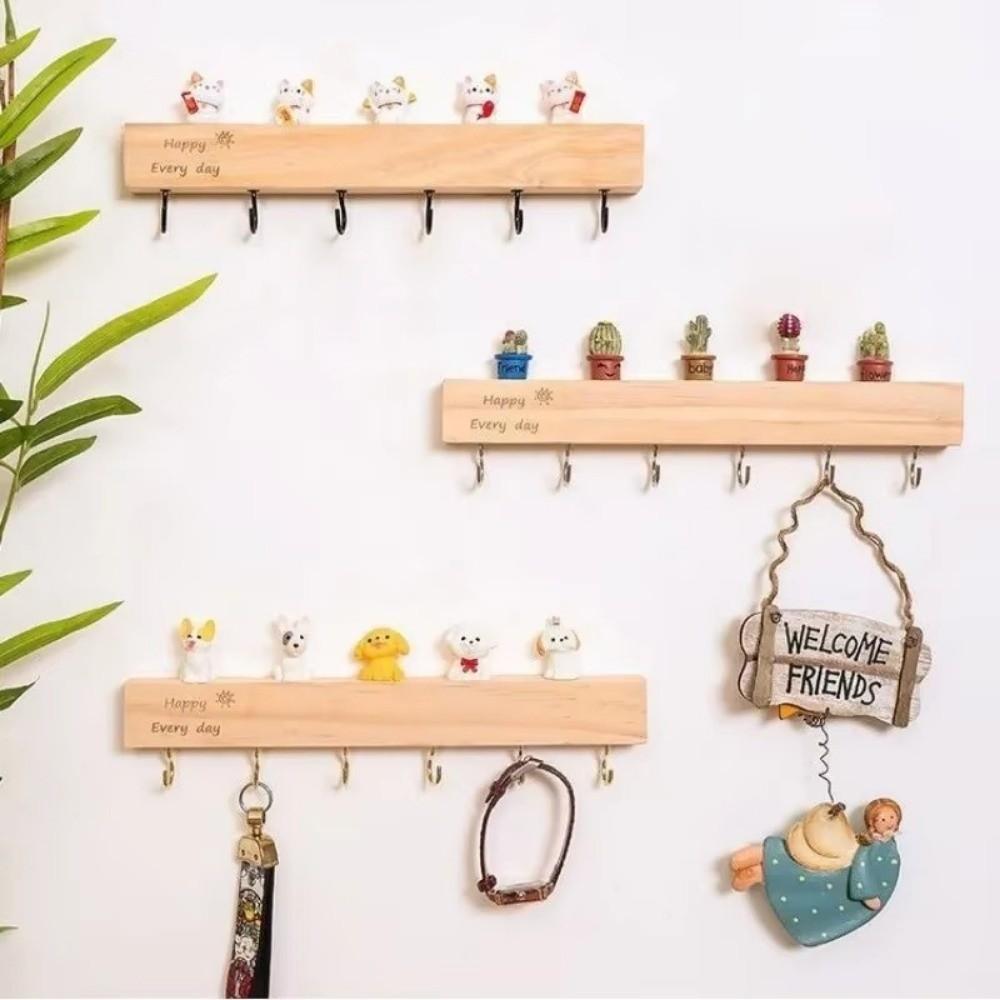 Wall-mounted Entry Wall Key Hook Household Wall Hanging Rack Key Storage Rack For Storing Keys