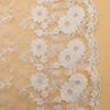 French White Mesh Three-dimensional Embroidery Flower Lace Fabric DIY Wedding Dress Underwear Pajamas Sewing Material Decoration
