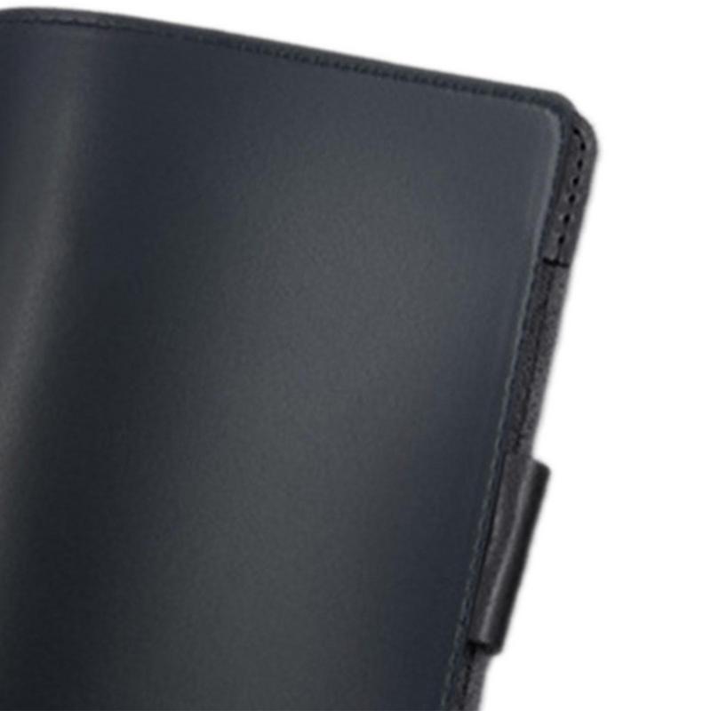 Golf Scorebook Cover Scorecard Golf Book Track Sheet Cover Yardage Holder PU Portable Golf Scorecard Holder  Sports Accessories