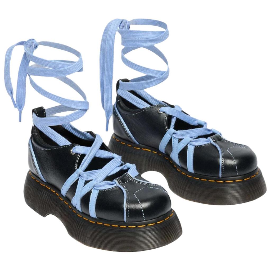 Доктор. Dr. Martens Buzz Кожаные Универсальные Удобные Повседневные Ботинки 4,7 см Женская обувь Черные 42842001