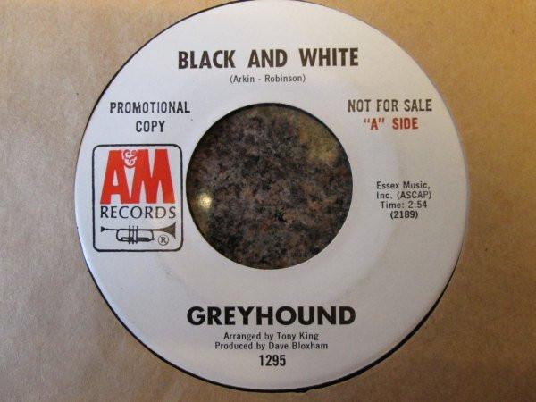 7-дюймовая пластинка GREYHOUND Черно-белая Песок в ботинке 1295PROMO AM Records 1971 Ямайка Регги Ска Даб Б/у
