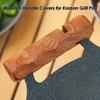 Крышка ручки сковороды Кухонная утварь Деревянный держатель с захватом Термостойкий Помощник Ручка сковороды Деревянный рукав Для сковороды Гриль