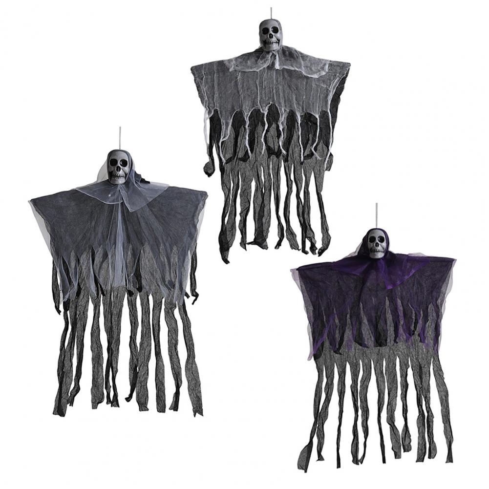 Hanging Ghost Ornament Secret Room Atmosphere Ornament Spooky Halloween Hanging Ghost Decoration for Haunted House for Porch