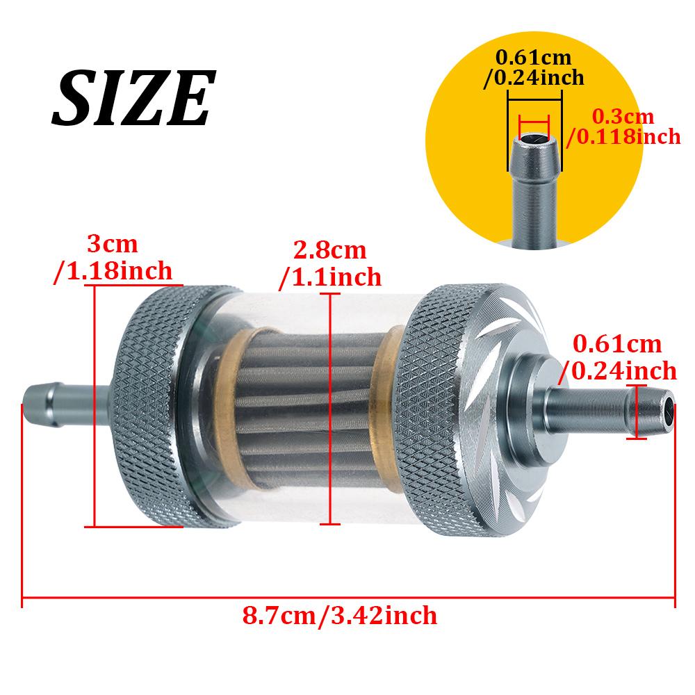 Универсальный фильтр-сепаратор топливного масла для воздушного дизельного отопителя, металлическая деталь для Webasto, грузовика, автодома, фургона, автомобиля, отопителей Airtornic