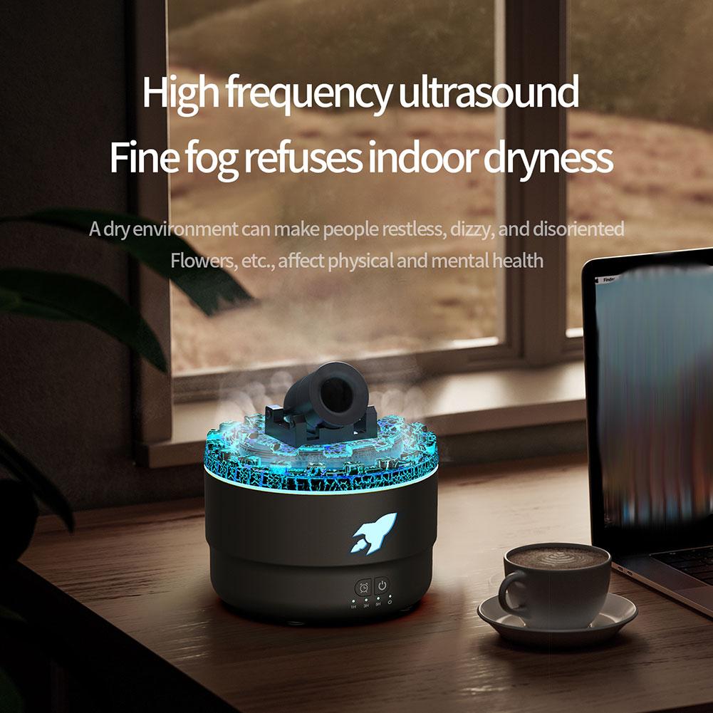 Творческая башня ароматерапевтическая машина увлажнитель воздуха красочный большой свет атмосфера распылитель масла влажный O0O4