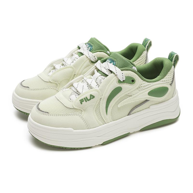 Fila Vibe Серия Ретро Модные Простые Удобные Универсальные Повседневные Дышащие Низкие Кеды Женские кроссовки Флюоритово-зеленый F12W522212FFS