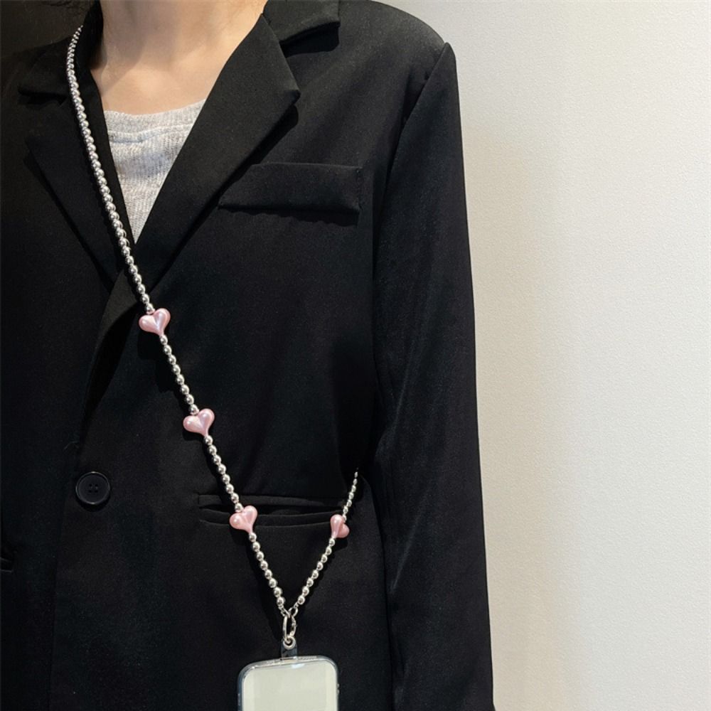 Sweet Mobile Phone Chain Long Beads Phone Strap Fashion Cellphone Lanyard Phone Accessories