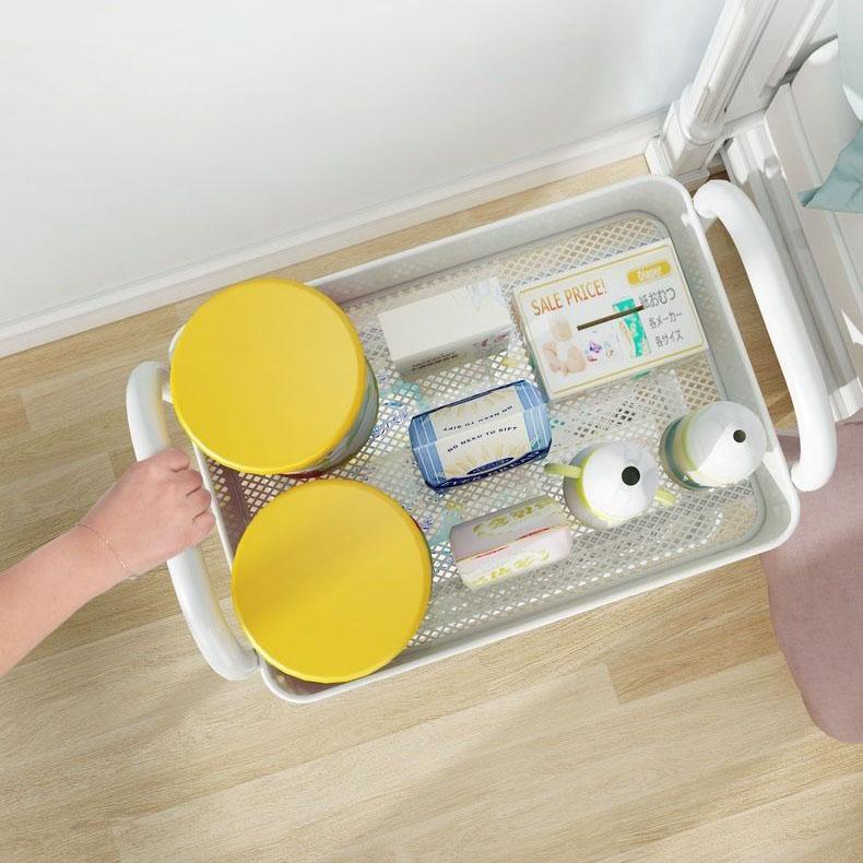 Стеллаж для хранения на тележке Напольный стеллаж для хранения Кухонный стеллаж для хранения Портативная корзина для овощей Стеллаж для хранения закусок Стойка для хранения туалета Мобильная сортировочная стойка Артефакт