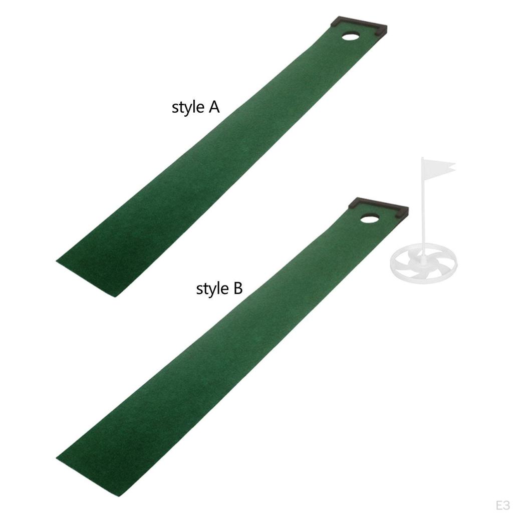 Golf Putting Mat Return Putter Training Equipment 9 Degree Slope for Fathers Gift Home Office Party