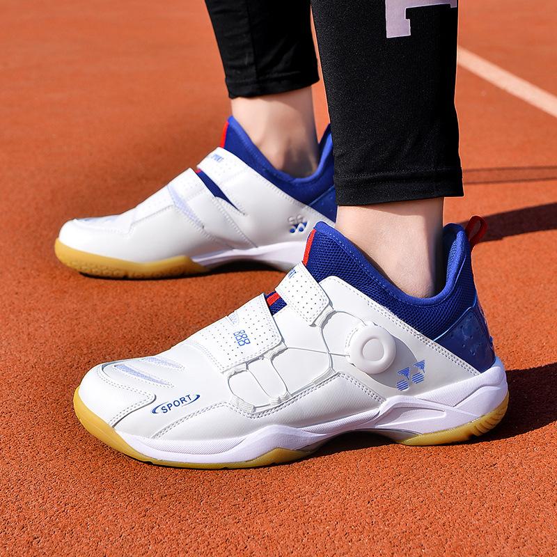 Manufacturer Summer Breathable Badminton Shoes Men's and Women's Rotating Wear-resistant Table Tennis Shoes Adolescent Student Sports Shoes