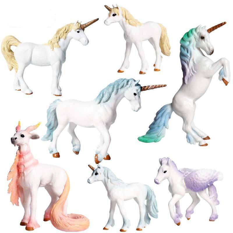 European Pegasus & Unicorn Figurine - Mythical Magic Creature Model