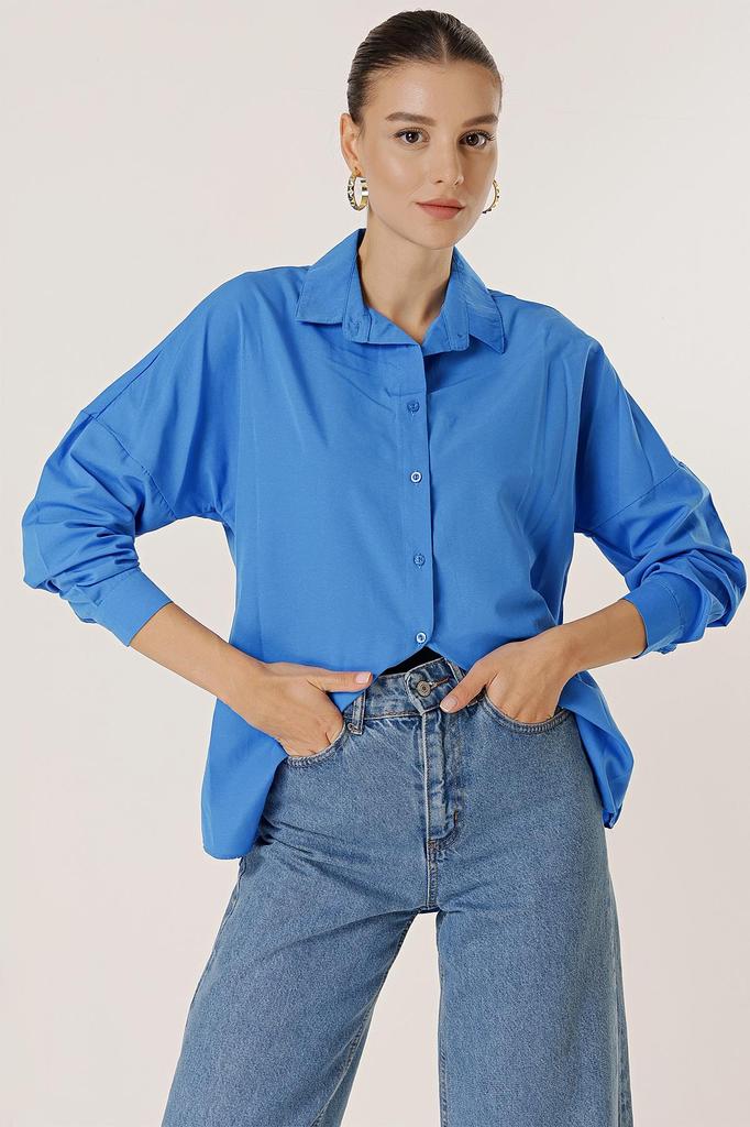 Oversize Long Basic Shirt