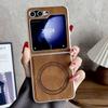 Магнитный чехол Samsung Galaxy Z Flip7 Retro Crazy Horse Grain для Flip6/5