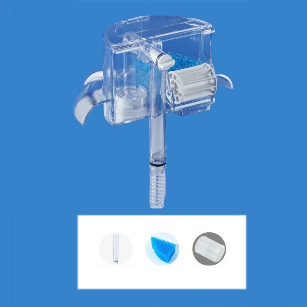 Прозрачный круглый фильтр для аквариума Бесшумный полукруглый фильтр-бокс Водопадный фильтр-бокс Главная