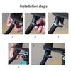 1 Pair Road Bike Handlebar Thumb Rest Anti-Slip Bicycle Handle Bar Ends Rest Ergonomic Bicycles Rest Handlebar Bike Part