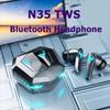 Bluetooth 5.2 Гарнитуры с низкой задержкой Музыка Игровая гарнитура с двумя режимами Беспроводные наушники 9D TWS Водонепроницаемые наушники с микрофоном