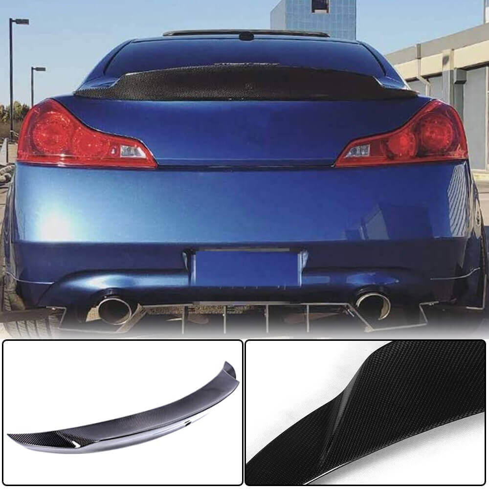 Спойлер (для G37 Coupe, Карбон) для Infiniti G25/G35/37 (V36/CV36) 2006-2015 гг