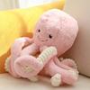 2Sizes Lovely Simulation Octopus Pendant Plush Toy Soft Stuffed Animal Kawaii Octopus Dolls Home Accessories Cute Doll Children
