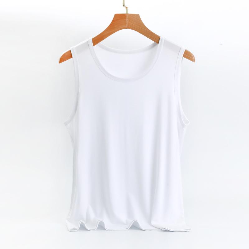 Men's Plus Size Slim Fit Modal Tank Top - Sleeveless Summer Sports Base Layer Undershirt 2023