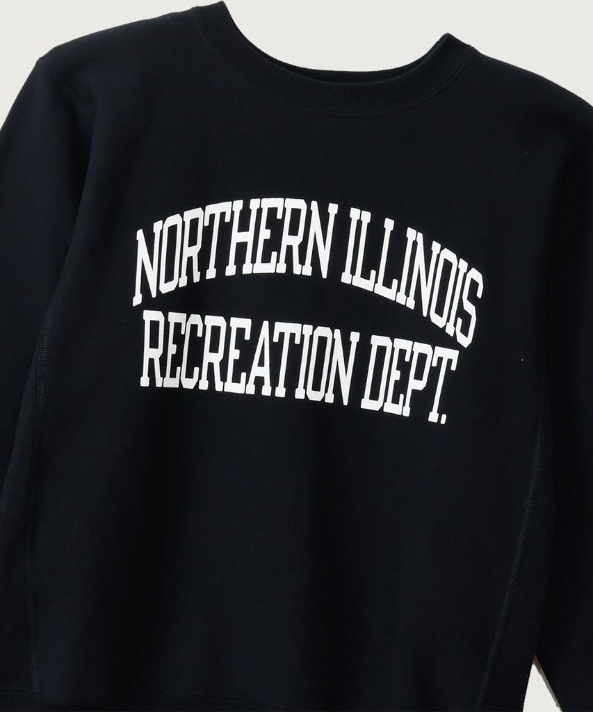 CHAMPION Reverse Weave Blu-Tack Regular Fit Brushed College Sweatshirt Black