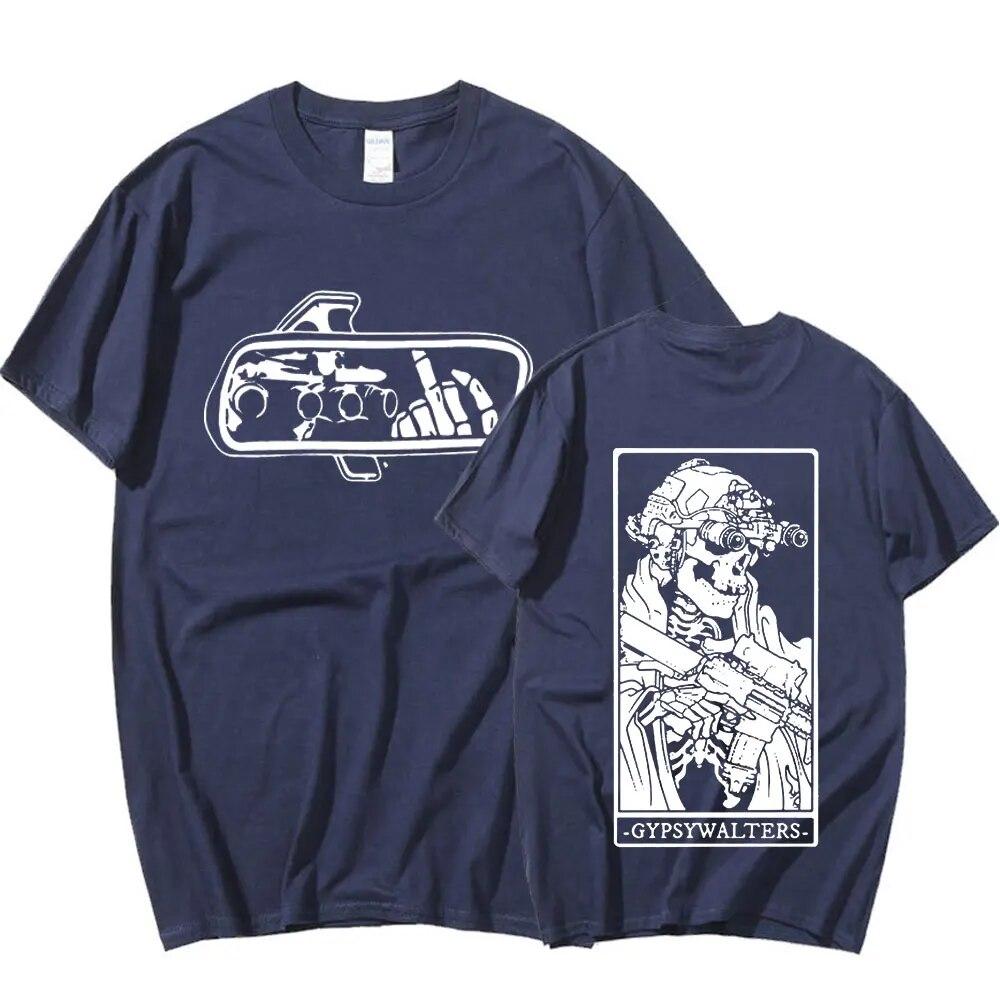 Футболка Forward Observations Group GYPSYWALTERS, винтажные футболки унисекс с рисунком скелета, короткие рукава, большие футболки, хлопковые Harajuku