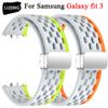 Силиконовый ремешок для Samsung Galaxy fit3, спортивный браслет с магнитной пряжкой, браслет для galaxyfit 3, умные часы, аксессуары для браслета