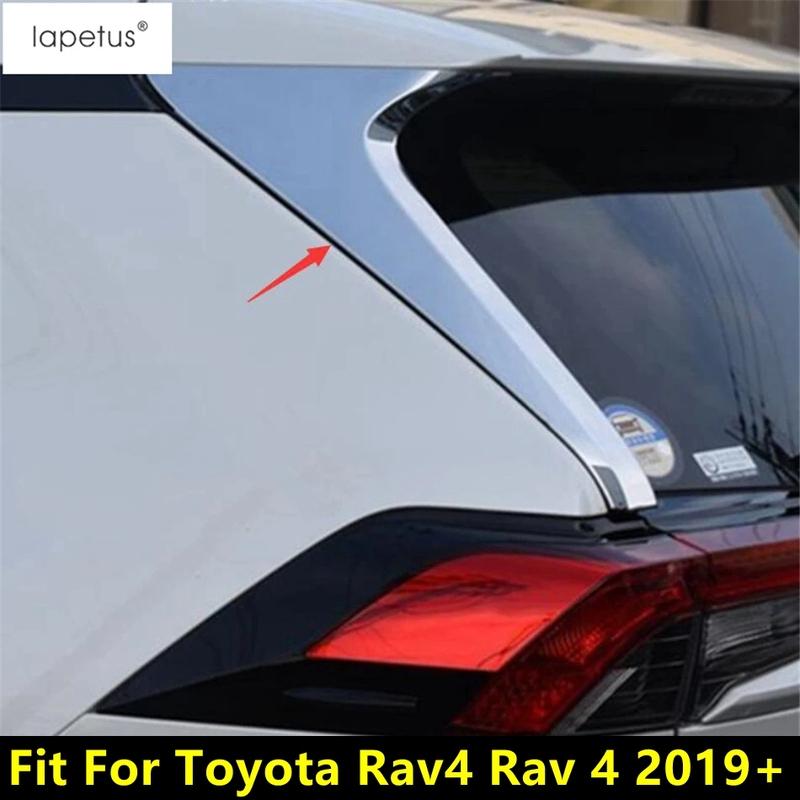 Заднее боковое стекло спойлер панель накладка отделка Хром для TOYOTA RAV4 RAV 4 XA50 - 2024 ABS Хромированные аксессуары