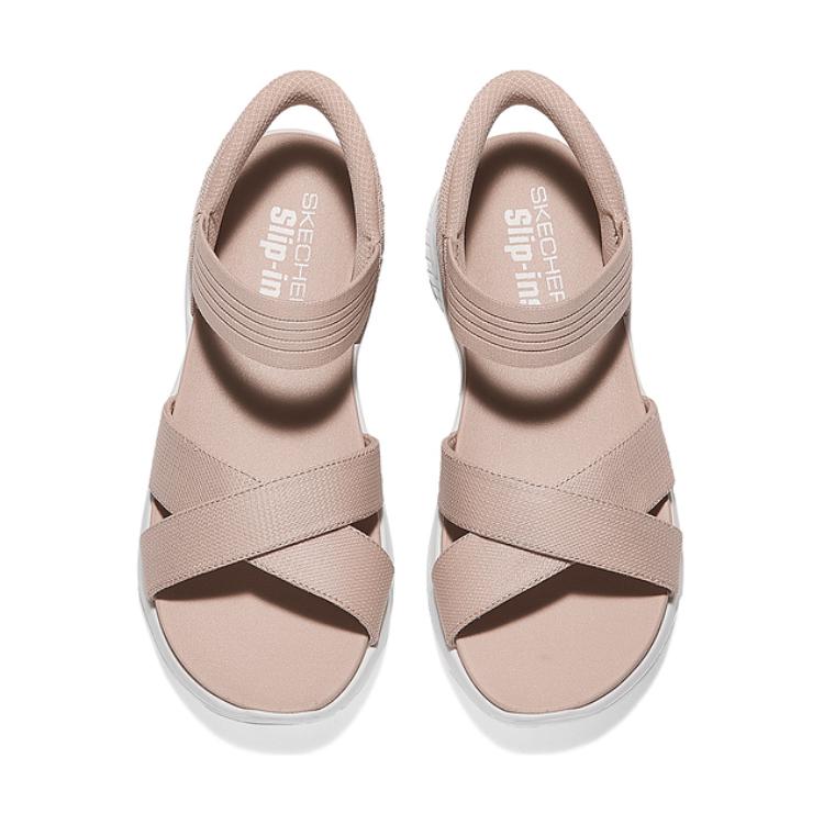 Skechers Кеды Cali легкие, мягкие, удобные, ударопрочные, дышащие, детские сандалии, детские сандалии, телесно-розовые, 119975-BLSH