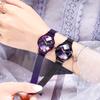 Lazy Tape Buckle Women's Watch, Fashionable, Versatile and Exquisite Starry Sky Watch, Waterproof Quartz Watch