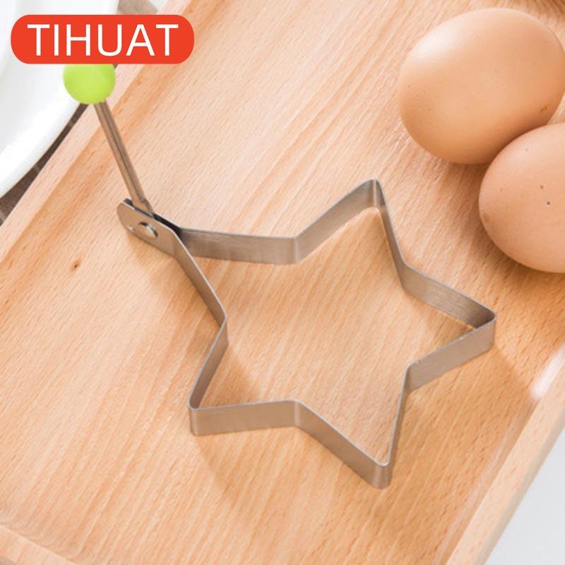 Формирователь блинов из жареного яйца, форма для яиц из нержавеющей стали, круглая форма в форме сердца