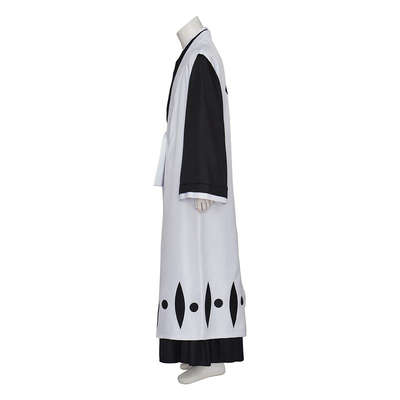 Anime Hitsugaya Toushirou Cosplay Fighting Kimono Outfit Men's Halloween Death Divisi 10th Captain Toushirou Hitsugaya Suit