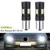 For VW Passat B7 2010-2014 2pcs/lot BA15S CANBus Error Free White LED DRL Daytime Running Lights Bulbs