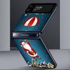 Чехол для телефона с изображением рождественского снеговика и оленя для Samsung Galaxy Z Flip Z Flip3 5G Z Flip4, жесткий матовый корпус из ПК